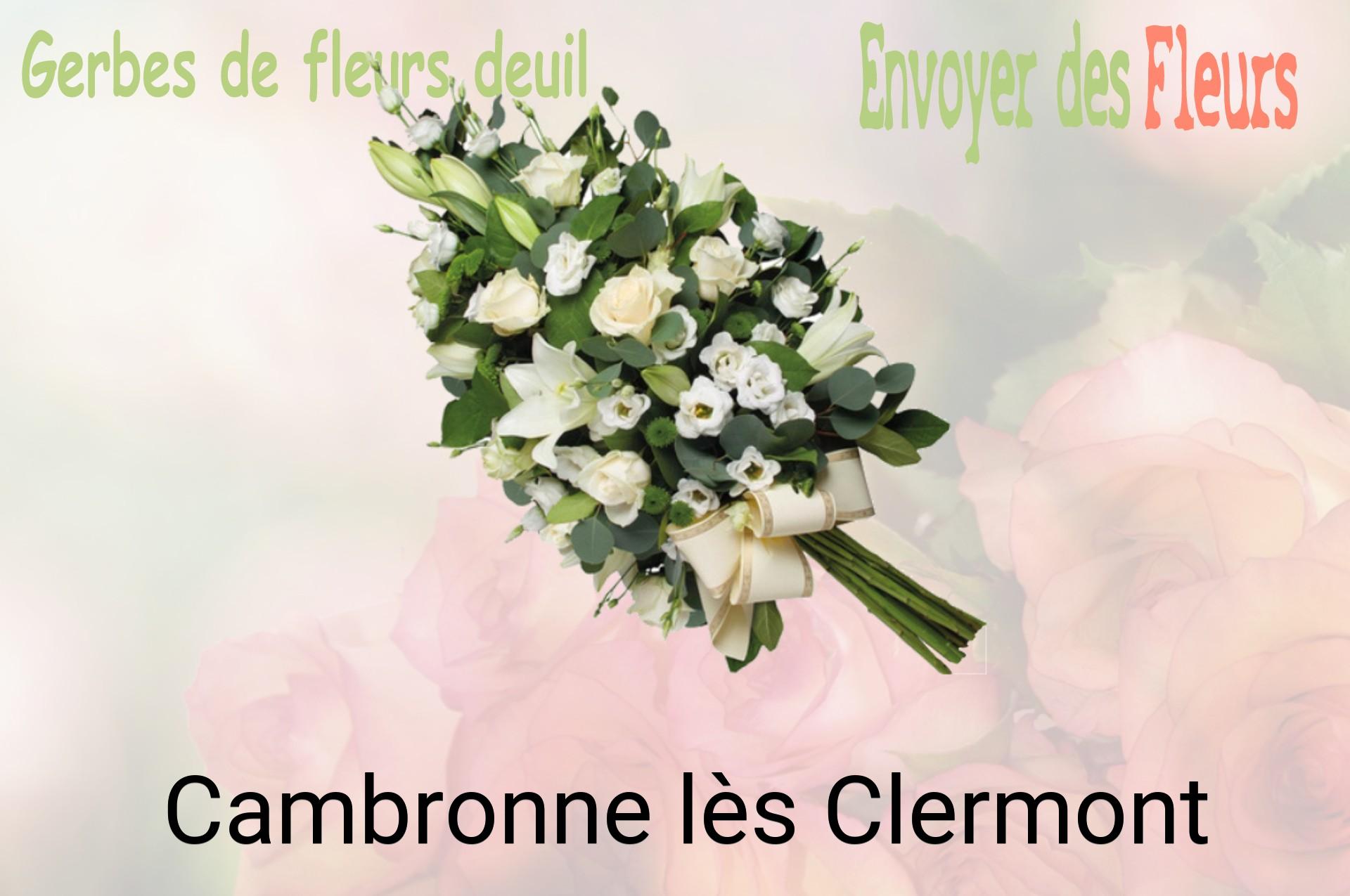 Gerbe de fleurs de deuil livrée à Cambronne-lès-Clermont